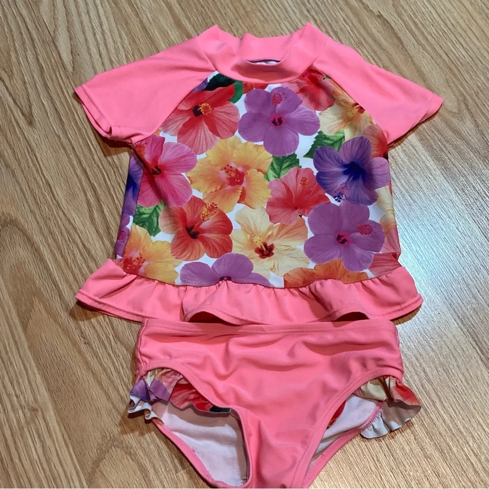 Children’s‎ place rashguard bikini swimsuit 2T